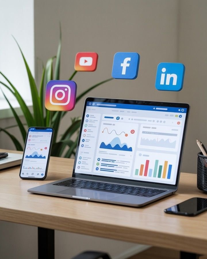 Illustration du service Social Media Management